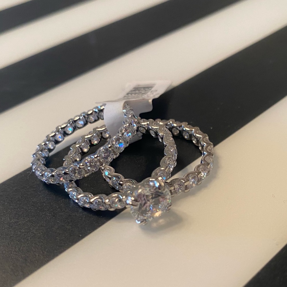 JTV Bella Luce ring, set of 3